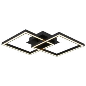 VivaluxVIV005033LED плафон SONOMA LED SQ2 20W черен 4000K