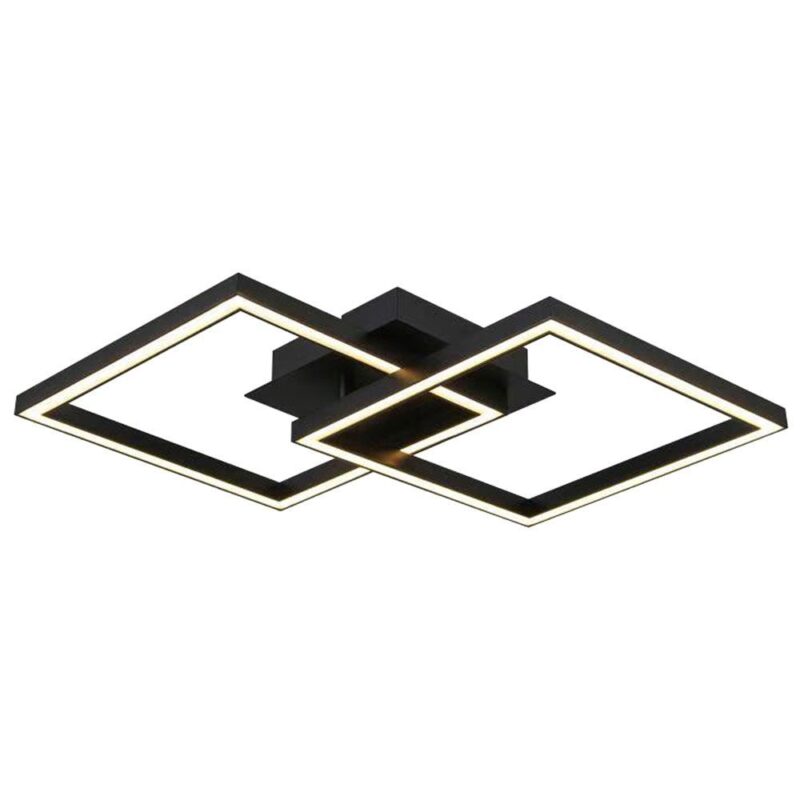 VivaluxVIV005033LED плафон SONOMA LED SQ2 20W черен 4000K