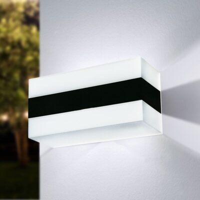 Vivalux VIV005150 Фасаден LED аплик DUBLIN 8W бял/черен 4000K IP65