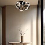 VivaluxVIV005168LED плафон MEANDRA-C LED 54W черен CCT-switch 3000-4000-6000K