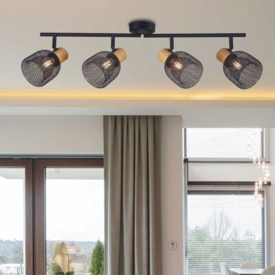 Vivalux VIV005087 Спот BRIA SP793 4xE27 мрежа черен