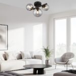 VivaluxVIV005042Плафон GALILEO CL780 3хG9 опушени стъкла