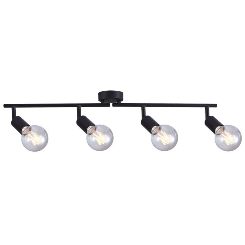 VivaluxVIV005021Линеен спот BERGEN SP772 подвижни рамена 4xE27 черен