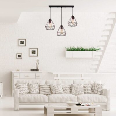 Vivalux VIV005013 Полилей ALMA SSP764 3хЕ27 декоративна решетка черен