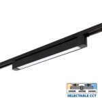 VivaluxVIV005207Линейно LED тяло за релсов монтаж DRAX LED 20W черен CCT-switch 3000K-4000K-6400K