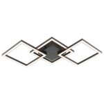 VivaluxVIV005036LED плафон SONOMA LED SQ3 24W черен 4000K