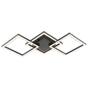 VivaluxVIV005036LED плафон SONOMA LED SQ3 24W черен 4000K