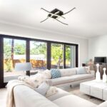 VivaluxVIV005039LED плафон RIVER LED 24W черен 4000K