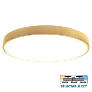 VivaluxVIV005202LED плафониера LUKA LED 45W злато CCT-switch 3000K-4000K-6400K