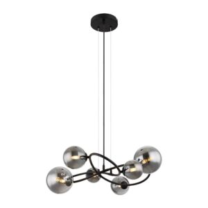 VivaluxVIV005045Полилей GALILEO SSP783 6хG9 опушени стъкла