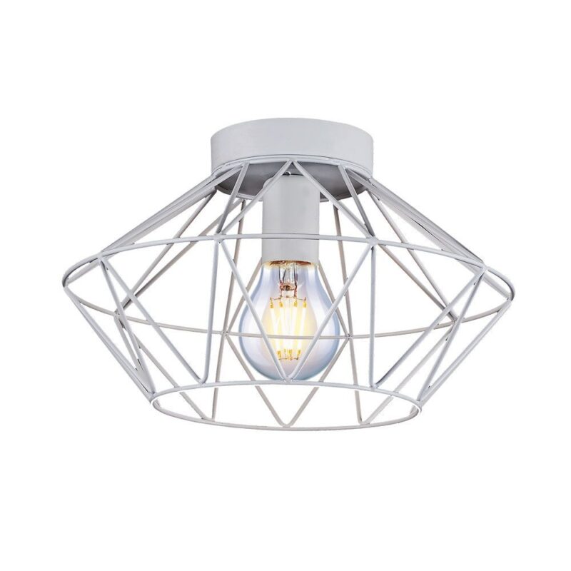 VivaluxVIV005097Плафон FRODO CL798 1xE27 метал бял