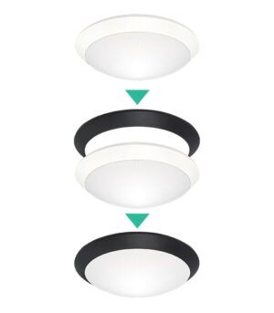 Vito 2027820 LED CEILING LAMP JULIA-L 20W 3CCT (3000K/4200K/6500K) 2000LM φ300*H90 IP54 2RINGS INCLUDED