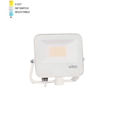 Vito 3023005 LED FLOODLIGHT DANUBE 30W SMD 3CCT IP66 WHT
