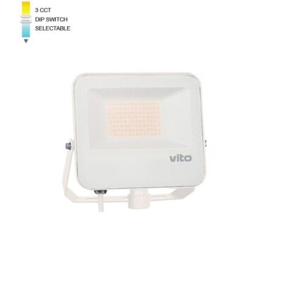 Vito 3023015 LED FLOODLIGHT DANUBE 50W SMD 3CCT IP66 WHT