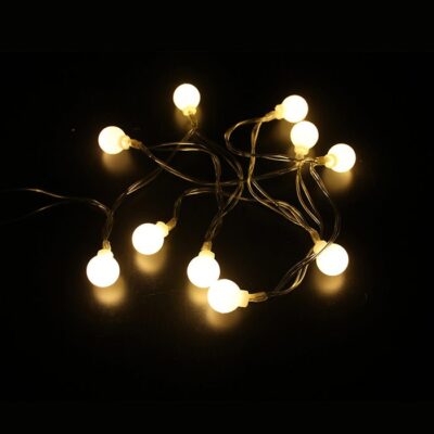 Vito 5620660 CHRISTMAS LIGHTING NATALE-12 BULB 10LED 2700K 1M 2xAA IP20 TRANSPARENT