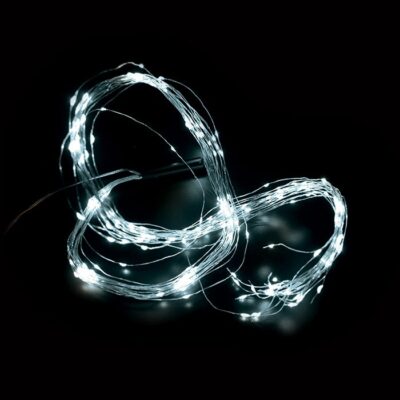 Vito 5620570 CHRISTMAS LIGHTING NATALE-7 WIRELINE 240LED 6400K 20X1.1M 4.5V IP44 SILVER