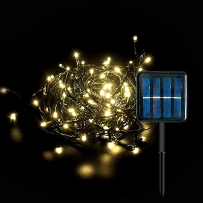 Vito 5620580 SOLAR DECORATIVE LED LIGHTING NATALE-8 200LED 2700K 10M 1.2V IP44 GREEN CHRISTMAS