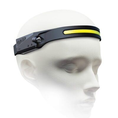 Vito 5000540 RECHARGEABLE HEAD LIGHT FLASH-7 3W/1W 6000K 300Lm/100Lm HANDMOTION-SENSOR TYPE-C BLACK