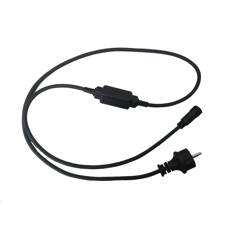 ACA Lighting XCONPLUGLED150 Щепсел с кабел и конектор за LED 2-жилна маркуч-лайт декорация IP44 1.5 м