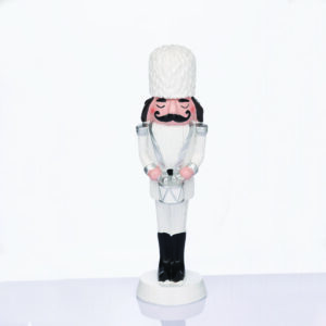 ACA Lighting X1525409 Лешникотрошач войник с тъпан – бял 23см