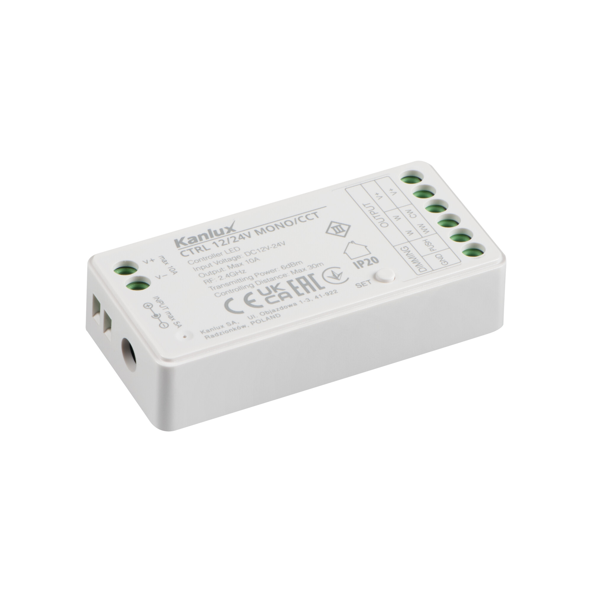 22147.jpg Kanlux 22147 Контролер за LED ленти CTRL 12/24V MONO/C CTRL 12/24V MONO/CCT