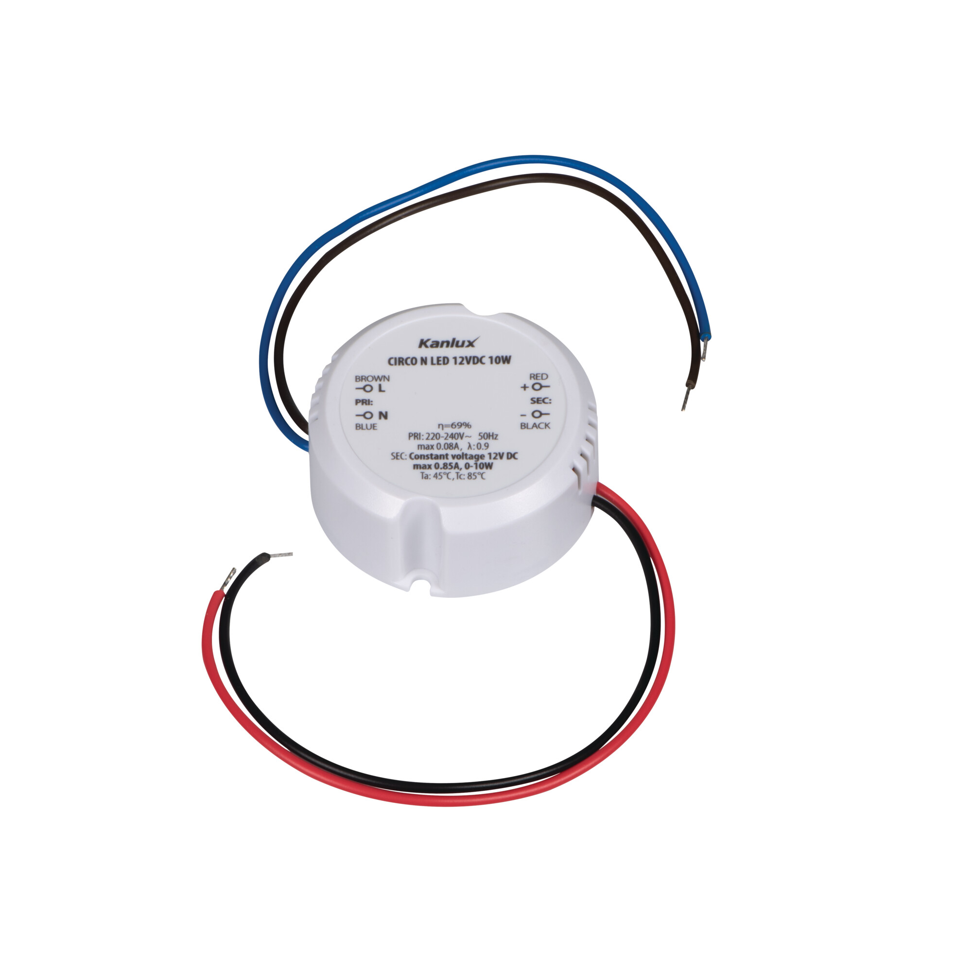 24242.jpg Kanlux 24242 Захранващо устройство CV CIRCO N LED 12VDC 10W