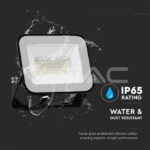 V-TAC VT-10014 20W LED Прожектор SAMSUNG Чип PRO-S Черно Тяло 3000К