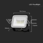 V-TAC VT-10014 20W LED Прожектор SAMSUNG Чип PRO-S Черно Тяло 3000К