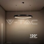 V-TAC VT-10052 19W LED Висящ Осветител Акрил Кристал Черен 3000K
