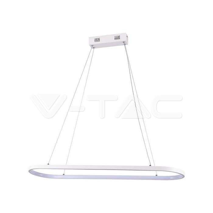 10055.jpg V-TAC VT-10055 24W LED Висяща Лампа (80*20*100CM) 4000K Бяло Тяло