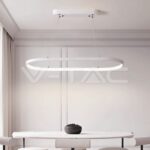 V-TAC VT-10056 24W LED Висяща Лампа (80*20*100CM) 3000K Бяло Тяло