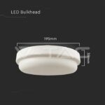 V-TAC VT-10200 18W LED Плафон Преграда 6500K
