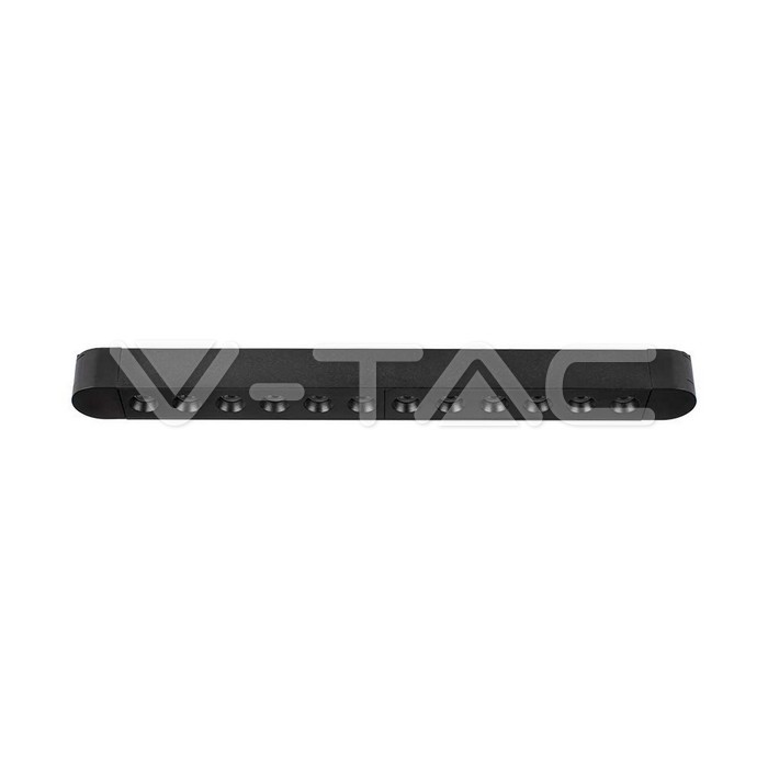 V-TAC VT-10237 12W LED Магнитен Линеен Спот 3000K Черно Тяло