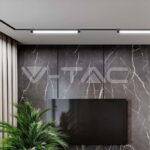 V-TAC VT-10245 18W LED Магнитен Линеен Осветител 4000K Черно Тяло