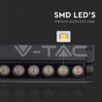 V-TAC VT-10257 5W LED Магнитен Линеен Спот Регулируем 4000K Черно Тяло