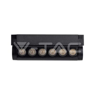 V-TAC VT-10257 5W LED Магнитен Линеен Спот Регулируем 4000K Черно Тяло