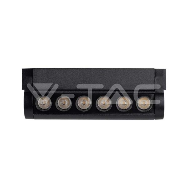 V-TAC VT-10257 5W LED Магнитен Линеен Спот Регулируем 4000K Черно Тяло