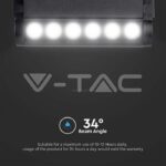 V-TAC VT-10257 5W LED Магнитен Линеен Спот Регулируем 4000K Черно Тяло