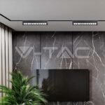 V-TAC VT-10260 12W LED Магнитен Линеен Спот Регулируем 4000K Черно Тяло