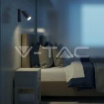 V-TAC VT-10294 GU10 Стенен Хотел Аплик Черен