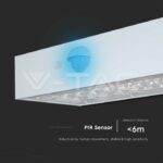 V-TAC VT-10306 3W LED Соларна Стенна Лампа със Сензор 4000K+3000K Бяла