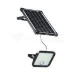 V-TAC VT-10310 30W LED Соларен Прожектор LiFePo Батерия 3.7V Черен 4000K