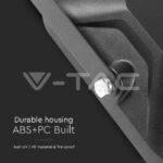V-TAC VT-10310 30W LED Соларен Прожектор LiFePo Батерия 3.7V Черен 4000K
