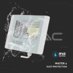 V-TAC VT-10414 40W LED Соларен Прожектор 6000К Бяло Тяло