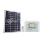 V-TAC VT-10415 50W LED Соларен Прожектор 4000К Бяло Тяло
