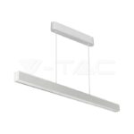 V-TAC VT-10469 40W LED Linear Hanging Suspension Light : Up & Down System 3IN1 White Body