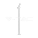 V-TAC VT-10476 2x2.6W Наземен Спот 1м. Бял 3000К IP44