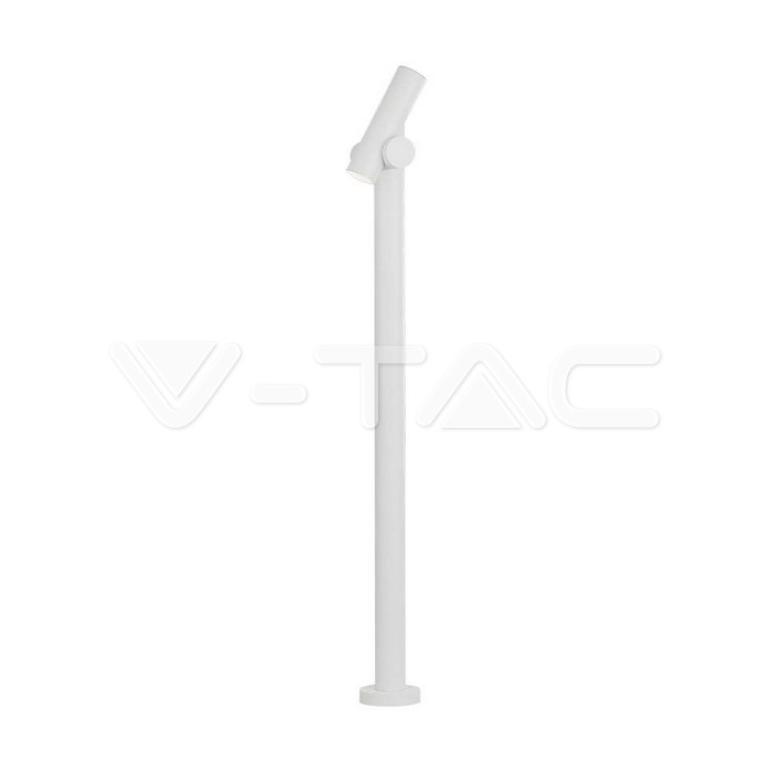 10476.jpg V-TAC VT-10476 2x2.6W Наземен Спот 1м. Бял 3000К IP44