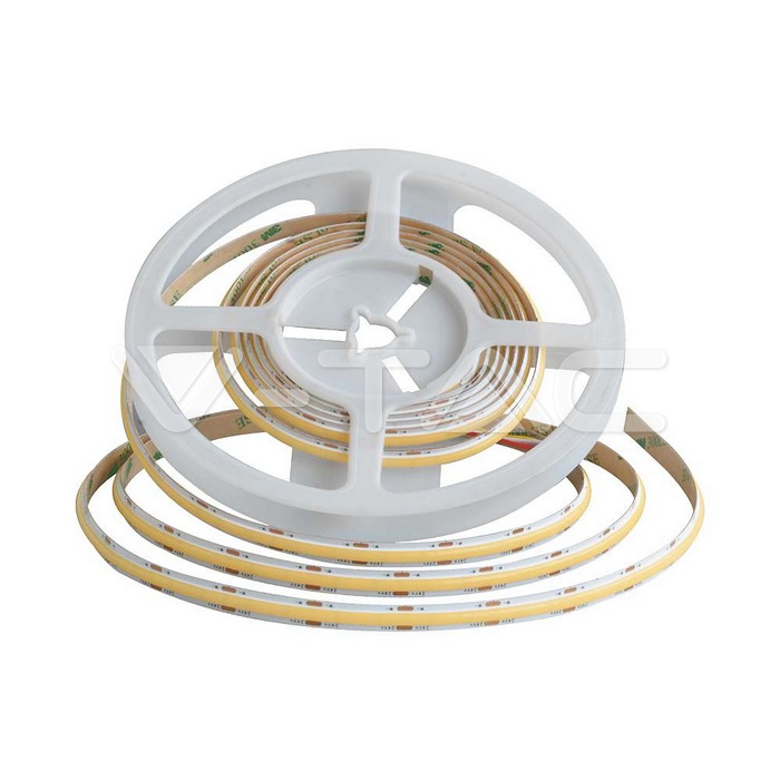 10555.jpg V-TAC VT-10555 LED Лента SMD 2835 COB Двойно PCB 8мм 3 в 1 18W/м.