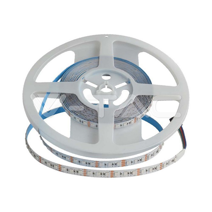 10556.jpg V-TAC VT-10556 LED Лента SMD 3535 120LED Double PCB 8mm RGB12W/M